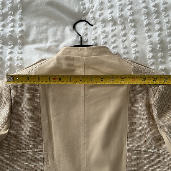 Danier Italian Leather & Linen Jacket - Picture 7 of 8